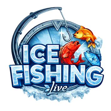 Ice Fishing slot met bevroren meer thema en sticky wilds bonusronde